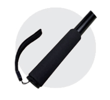 手にやさしいスポンジグリップ