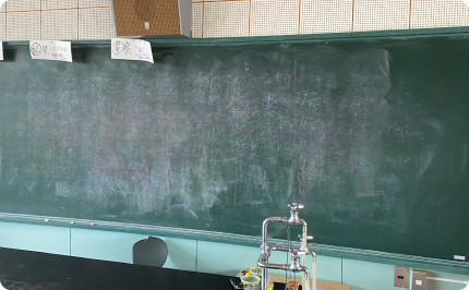 黒板貼替工事 作業前