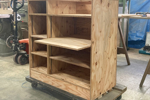 木製レジカウンター