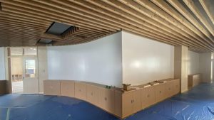 北海道 〇〇中学校様 ビューボード・黒板・掲示板施工